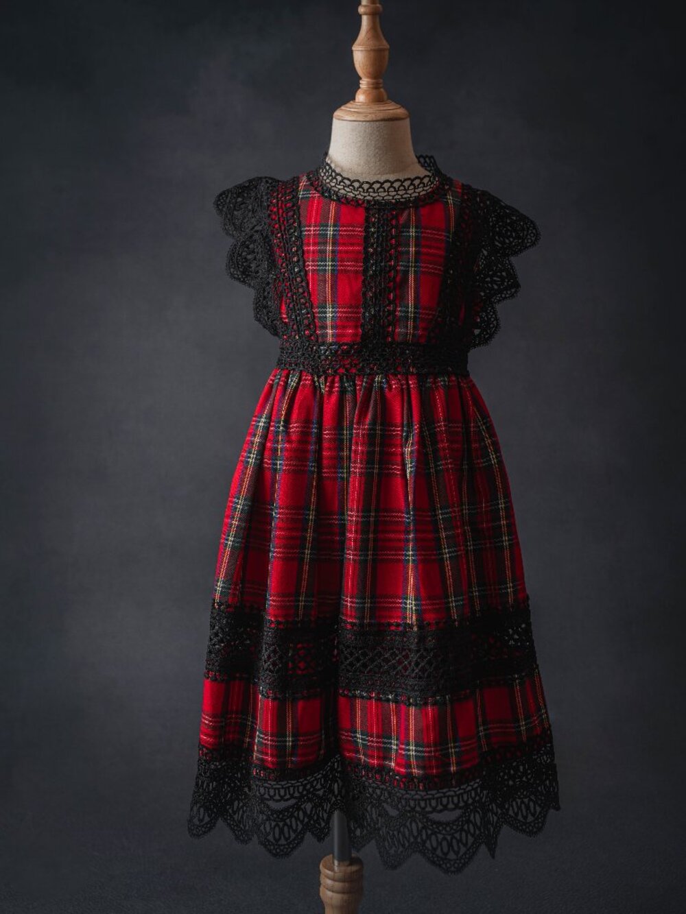 Trish Scully Tartan Plaid Holiday dress, size 5